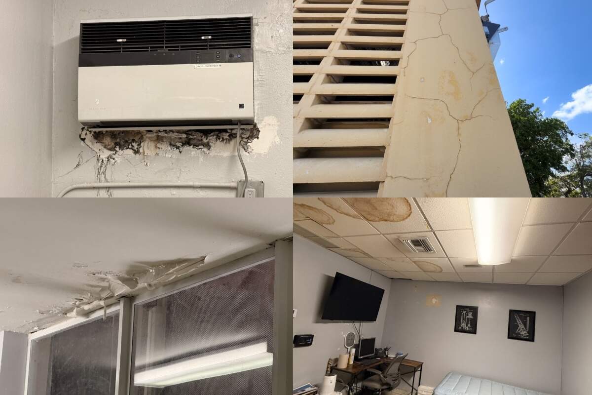 Photos show deteriorating conditions at city of Miami fire stations.